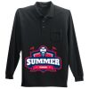 Long Sleeve Silk Touch Polo with Pocket Thumbnail