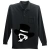 Long Sleeve Silk Touch Polo with Pocket Thumbnail