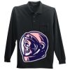 Long Sleeve Silk Touch Polo with Pocket Thumbnail