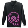 Long Sleeve Silk Touch Polo with Pocket Thumbnail