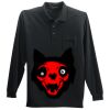 Long Sleeve Silk Touch Polo with Pocket Thumbnail