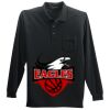 Long Sleeve Silk Touch Polo with Pocket Thumbnail