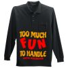 Long Sleeve Silk Touch Polo with Pocket Thumbnail